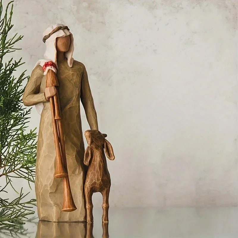 Piper Home Character Sculpture Art Living Room Desktop Christmas Decoration Creative Resin Crafts Room Decoration Supplies