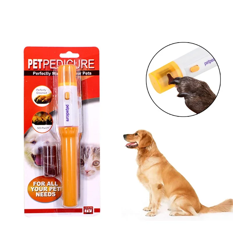 Dog Nail Clippers Professional Electric Pet Nail Clippers Cat Grinder Trimmer Dog Grooming Claw Grinder Scissors