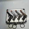 Alloy 1:4 92F Pistol Portable Toy Gun Model Detachable Keychain Fidget Toy for Boy Collection Adults Christmas Xmas Gift 1
