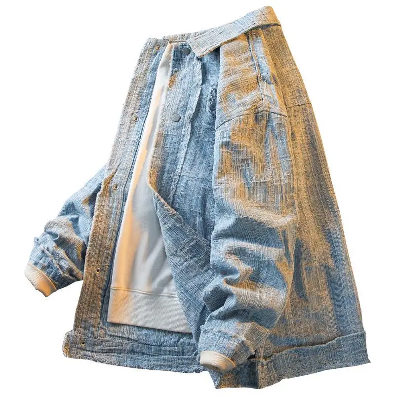 Men's outerwear men's spring and autumn oversize loose casual couple jacket clothes jackets for men  streetwear