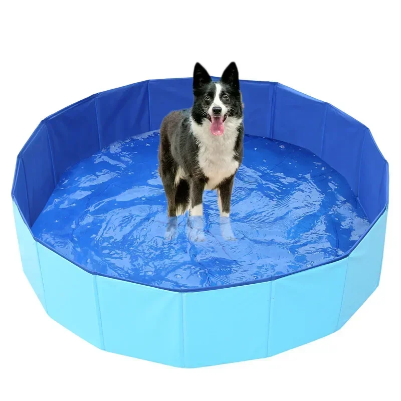 Cat Sand Pool Cleaning Supplies Pet Bath Basin Dog Mobile Folding Pool Swimming inflatable swimming pool