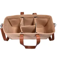 Baby Diaper Caddy Organizer Portable Holder Bag for Changing Table and Car, Nursery Essentials Storage bins 38 * 26 * 23cm 2