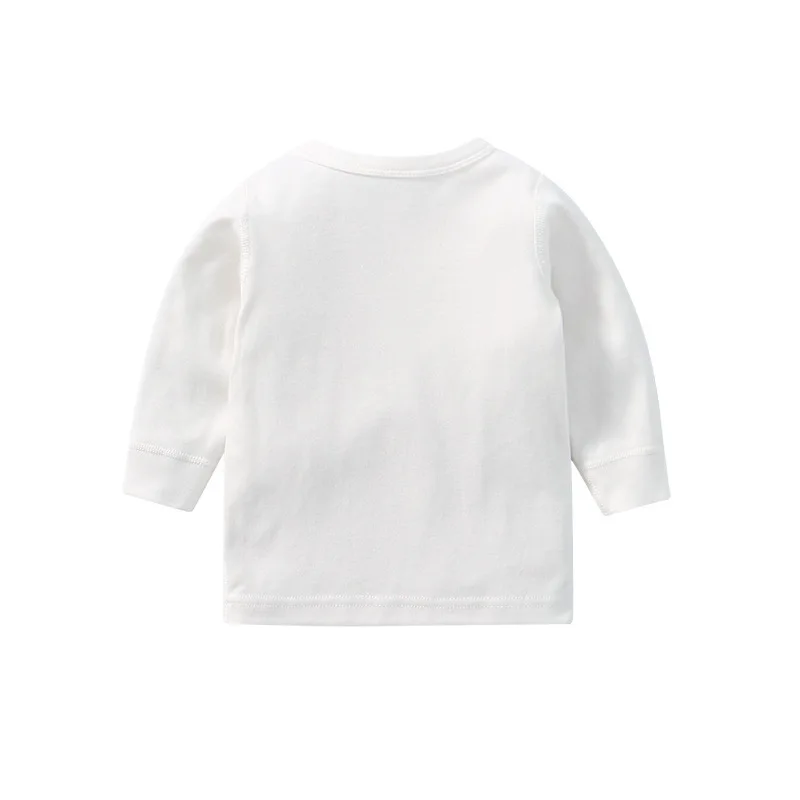 Cotton Newborn T-Shirts Baby Tee Long Sleeve Toddler Girl Clothes Boy Tops Casual 3Pcs/lot Solid Color Kids Clothing 3