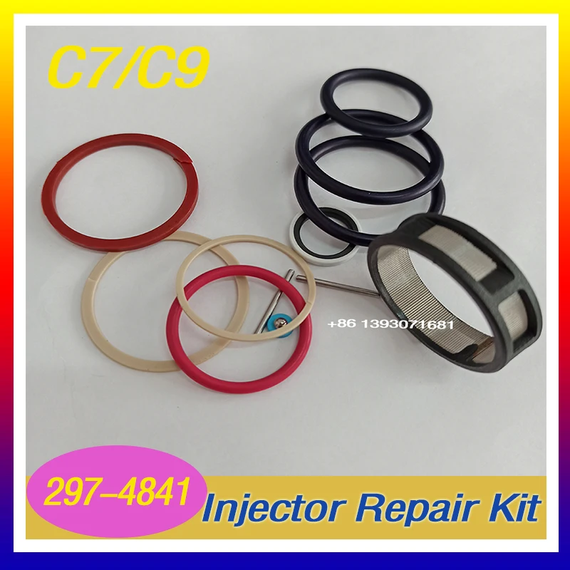 

High Quality C7/C9 Engine Injector Seal Kit 297-4841 For Excavator Injector Repair Kit 2974841 Oring Set Seal Ring