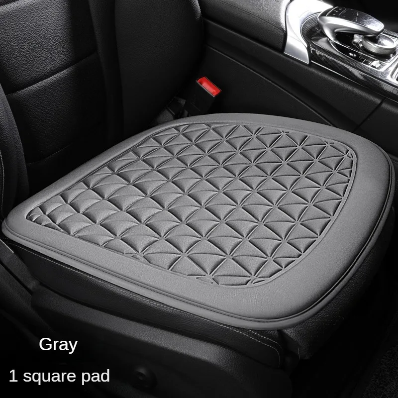 thumbnail image 1 of Cojín de asiento de coche de tela transpirable, funda de masaje de cadera cóncava y convexa triangular 3D, cojín de asiento de coche normal para todas las estaciones, 1 of 5