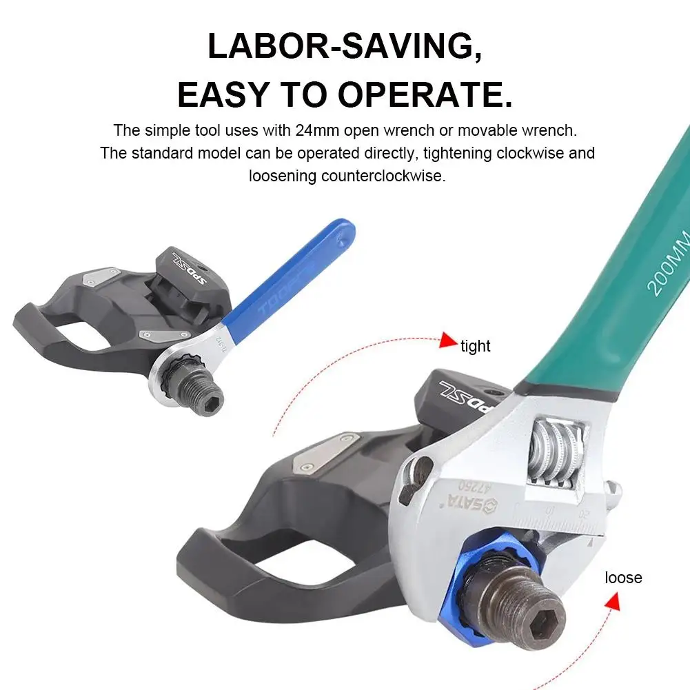 أداة تفكيك دواسة الدراجة، أداة تركيب وإزالة عمود الدواسة لملحقات دواسات شيمانو