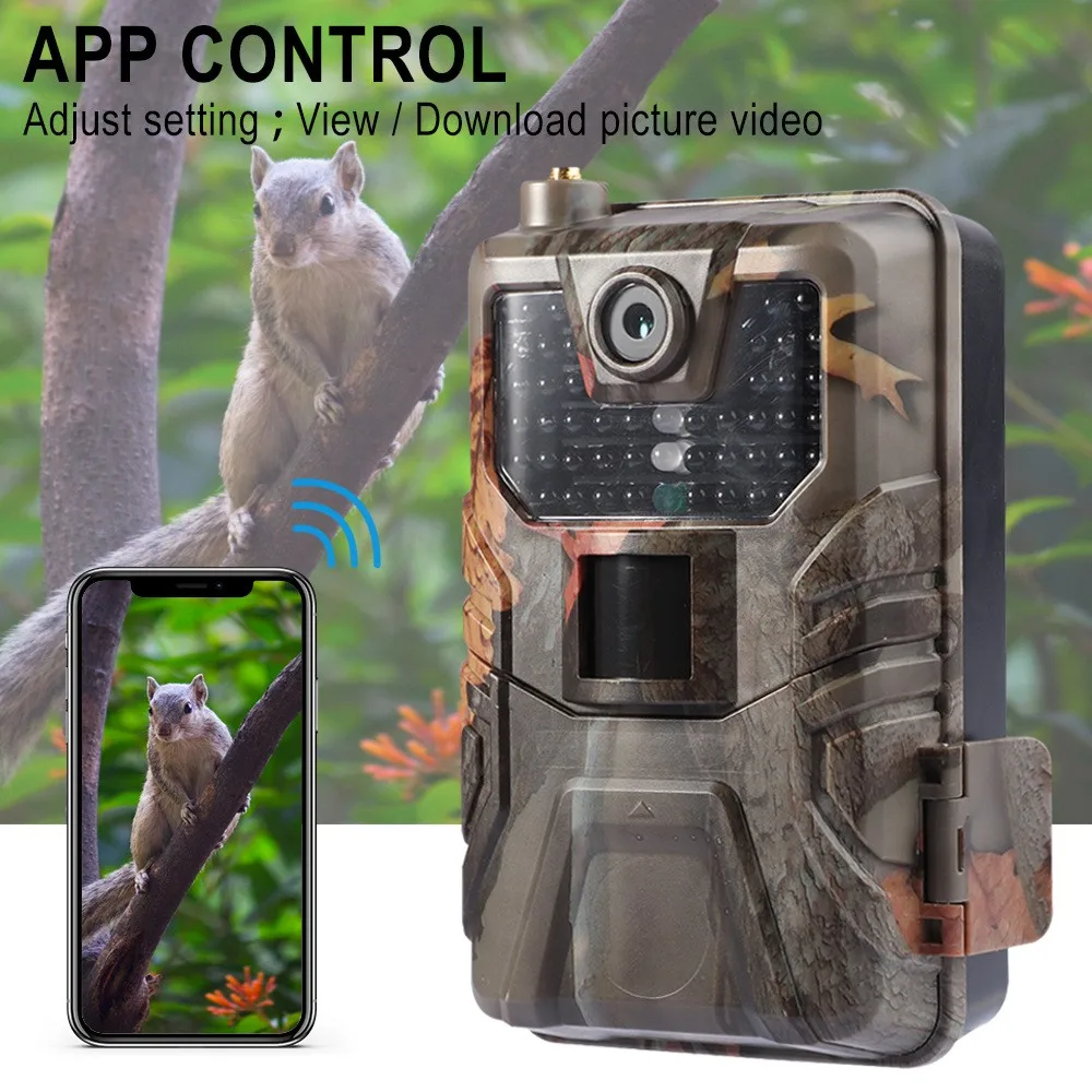 Suntekcam 4G APP Control Trail Camera HC-900Plus 30MP 2K Live Streaming Night Vision Off-road Camera