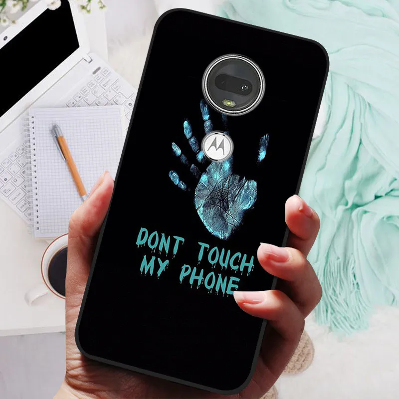Stylish Soft TPU Protective Case - Fashionable Painted Cover for Motorola Moto G7 Series