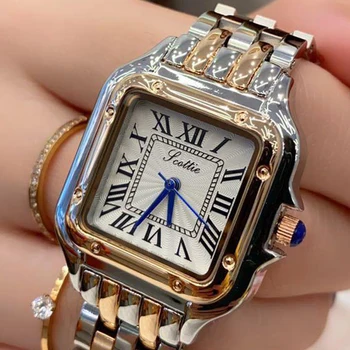 New Fashion Elegant Girls Ladies Steel Waterproof Watch Waterproof new women's watch quartz - Image 3