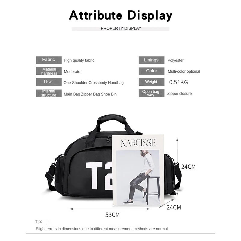 Fitness bag football backpack swimming taekwondo waterproof backpack luggage bag printed pattern