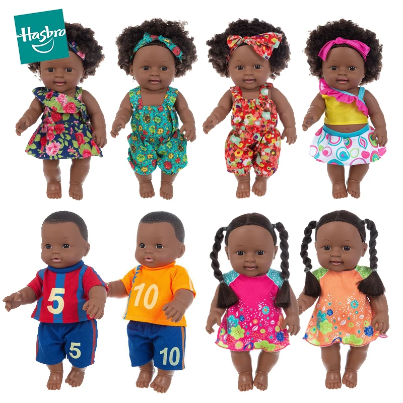 50cm bebe reborn black doll girl toddler lifelike african american baby cloth body silicone dolls play house toys 12