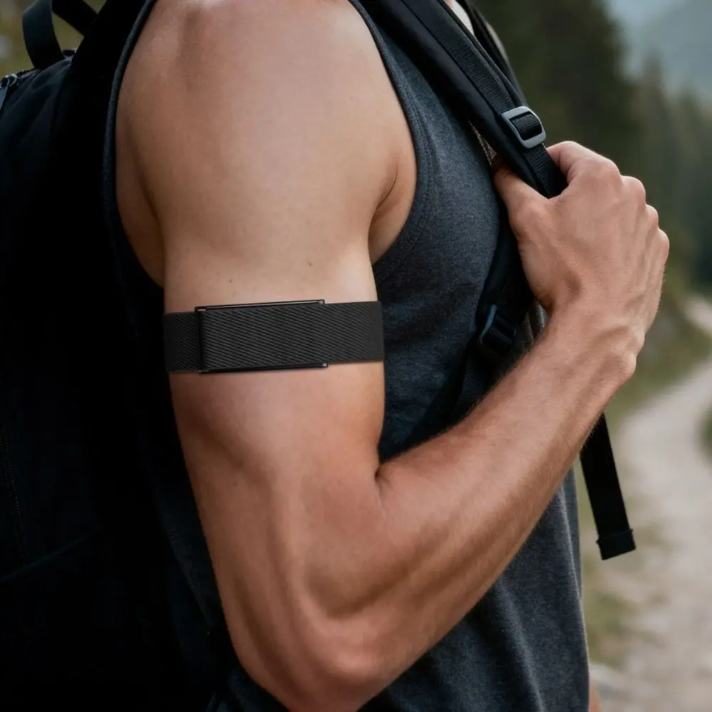 Enhanced Nylon Sport Band Loop - Adjustable Breathable 22mm Fitness Tracker Strap Replacement Wristband