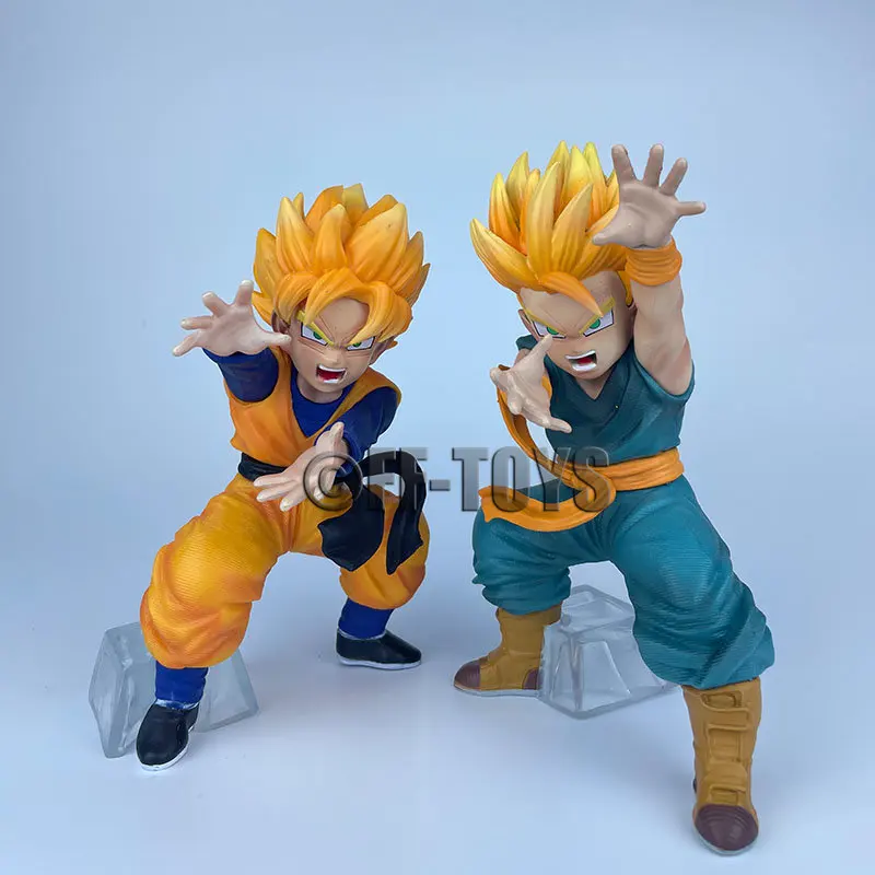 Anime Dragon Ball Z Son Goten Figure Super Saiyan Trunks Action Figures 15Cm Pvc Statue Collection Model Toys Gifts
