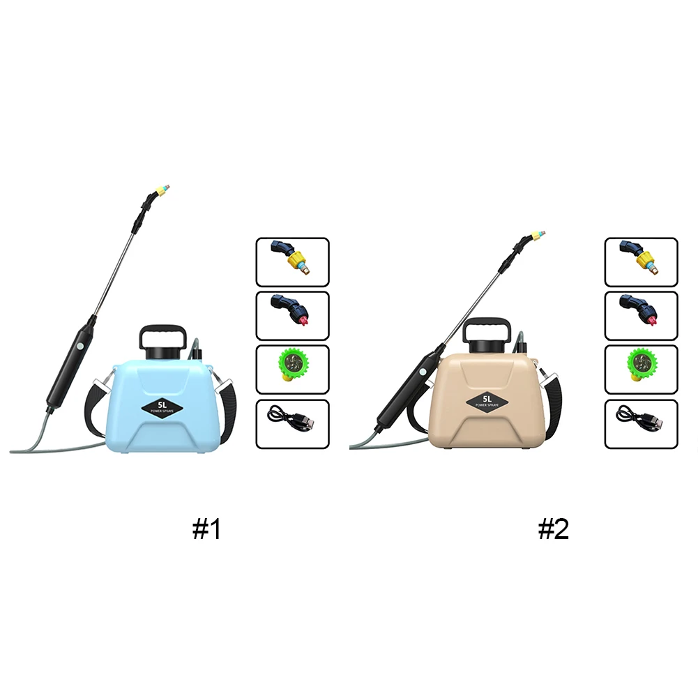 자동 식물 미스터 USB 충전식 핸드 헬드 분무기 병, 어깨 스트랩이 달린 36..
