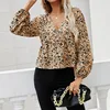 Printed Women Blouse Tops Shirts