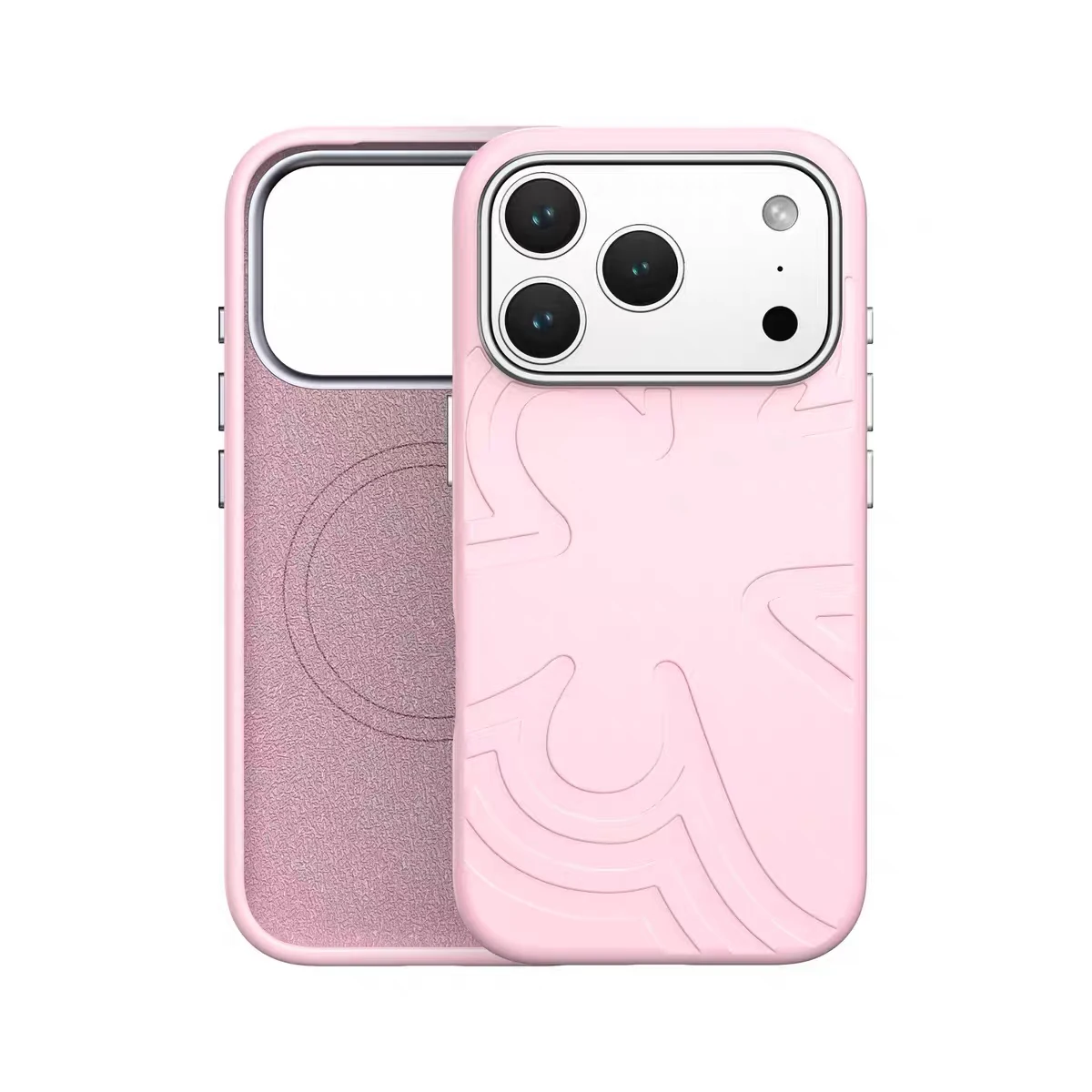 Magnetic Liquid Silicone Wireless Charging Matte Solid Color Phone Case