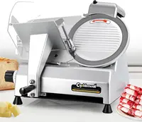 Cgoldenwall Commercial Meat Slicer 240W Meat Slicer Machine, 0-0.7"" Adjustable Thickness Electric Deli Meat Cheese Food 1