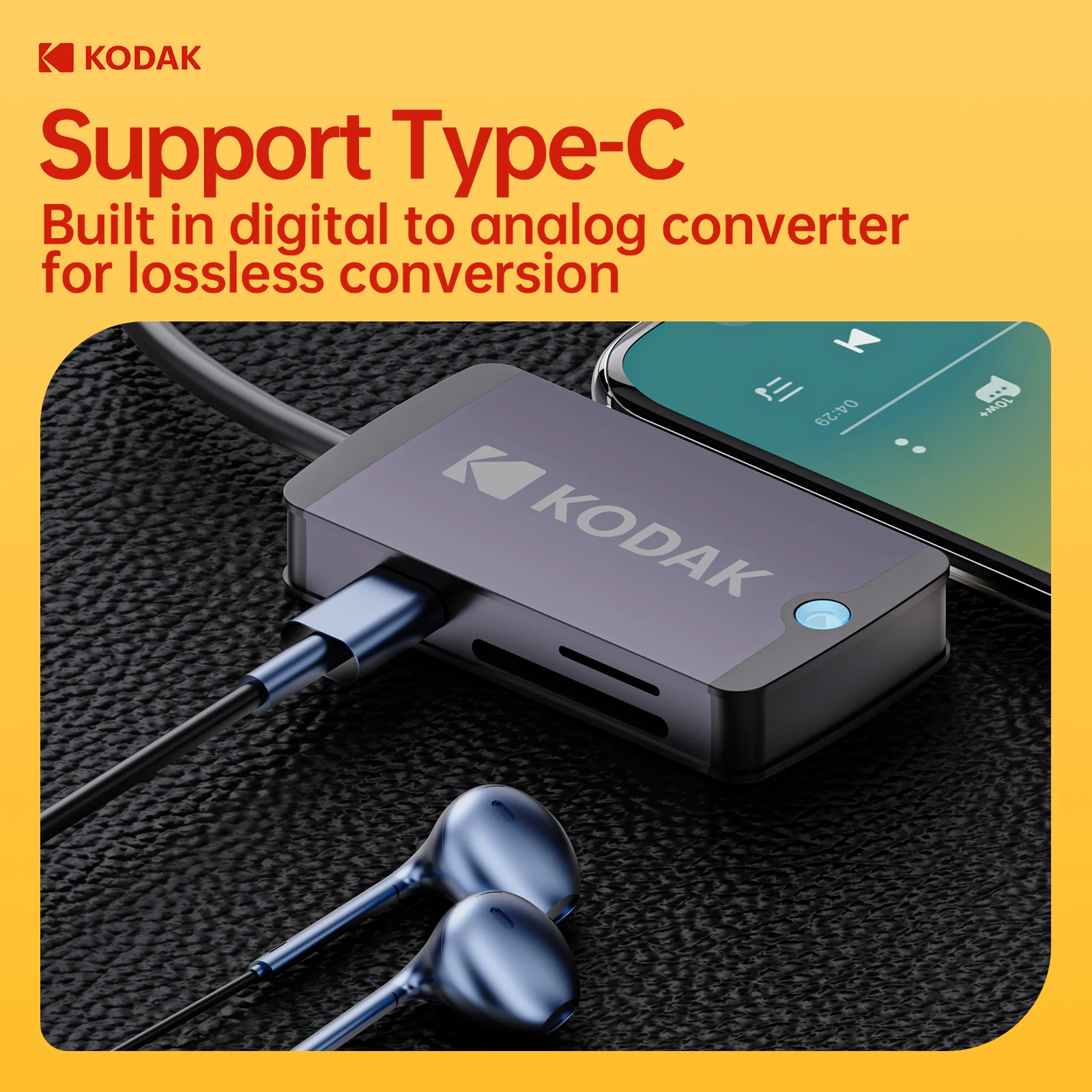 KODAK USB Expansion Dock Typec Splitter Mac Adapter Plug Multi-port USB Multi-interface Expander Hub External Notebook Tablet