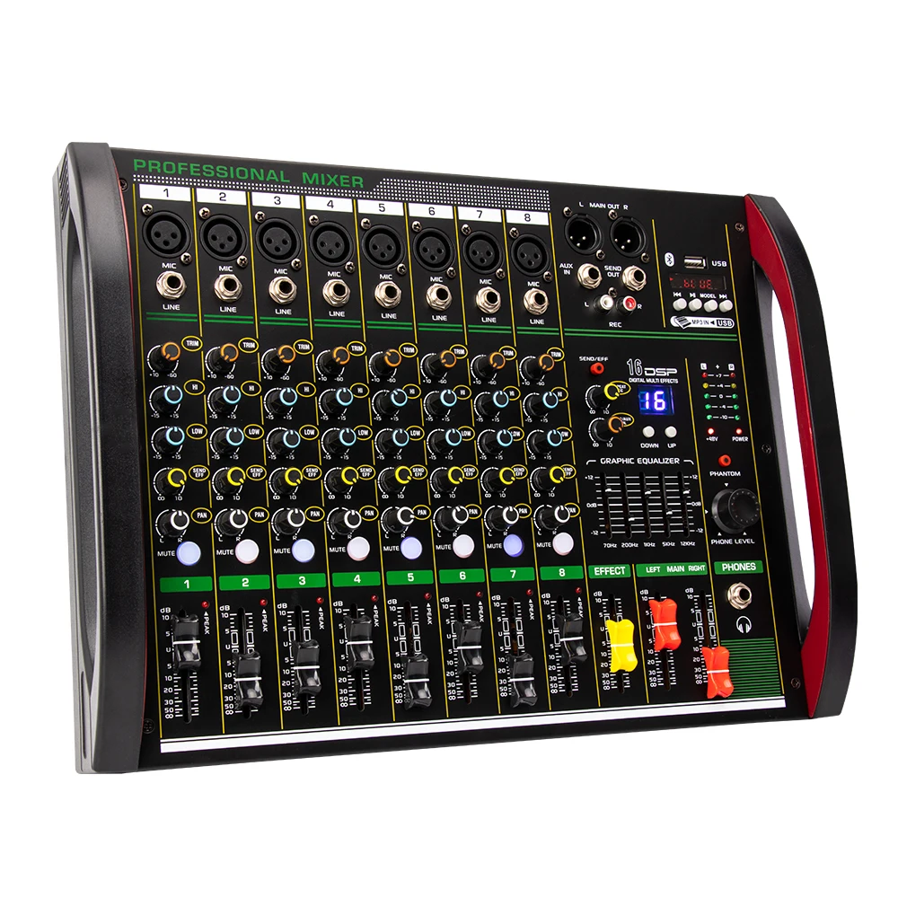 48channelmixerDSPreverberationeffectprofessionalBluetoothUSB