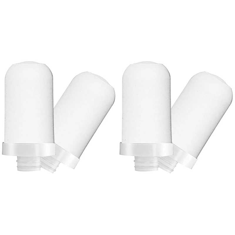 

Faucet Water Filter Cartridges, Hima 4 Pack 8-Layer Cleaning Universal Deep Sea Diatom Earth Ceramic Filter