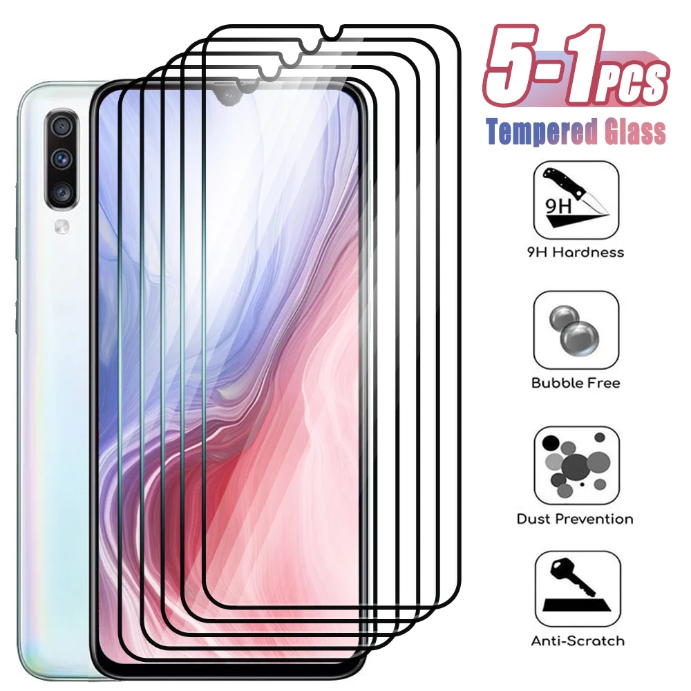 Premium Tempered Glass Full Cover Protective Screen Protector Film, 1-5 Pack