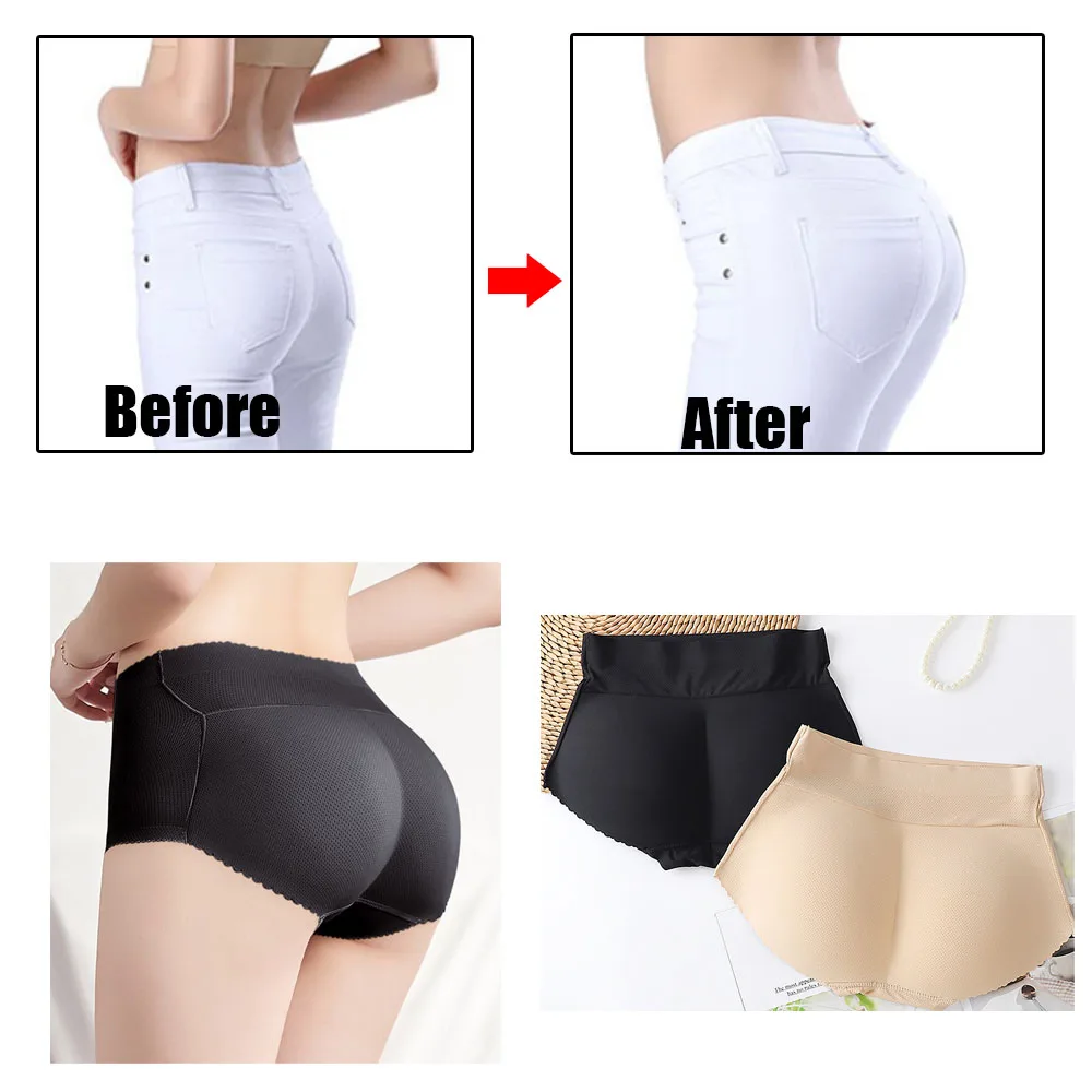 Womens Butt And Hip Enhancer Booty Padded Underwear Panties Body Shaper