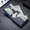 Bullcaptain Men's Wallet Rfid Vintage Genuine Leather Wallets for Men Credit Card Holder Purse Money Bag Wallet Man ﻿ 3