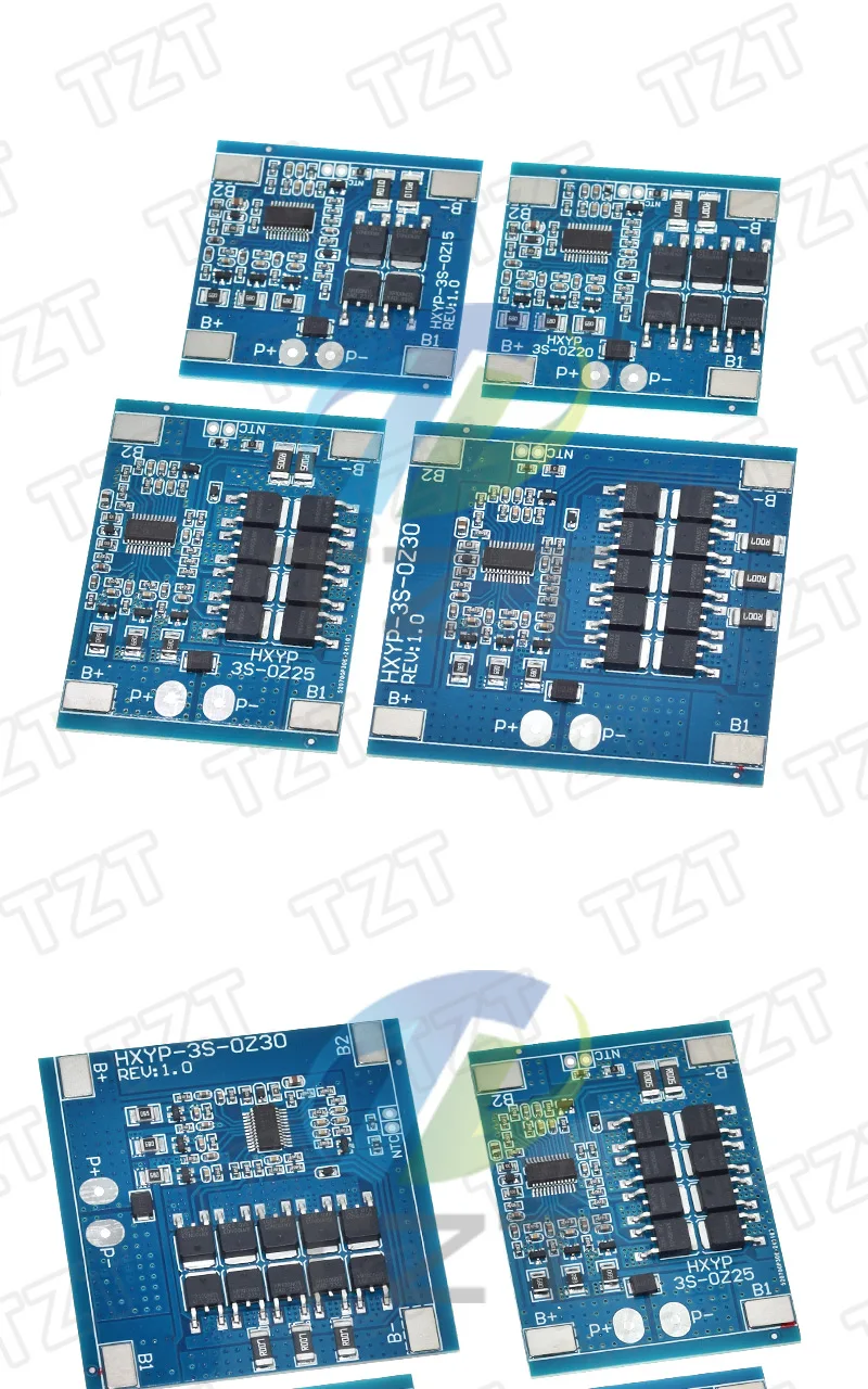 3S 12V 15A 20A 25A 30A BMS 18650 Lithium-Batterie-Schutzplatine 11,1 V 12,6 V Anti-Überladungs-Balance- und Temperaturregelung – Detail 7