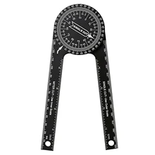 

7inch Woodworking Scale Mitre Saw Protractor Angle Level Woodworking Carpenter Angle Finder Measuring Ruler Meter Gauge Tools