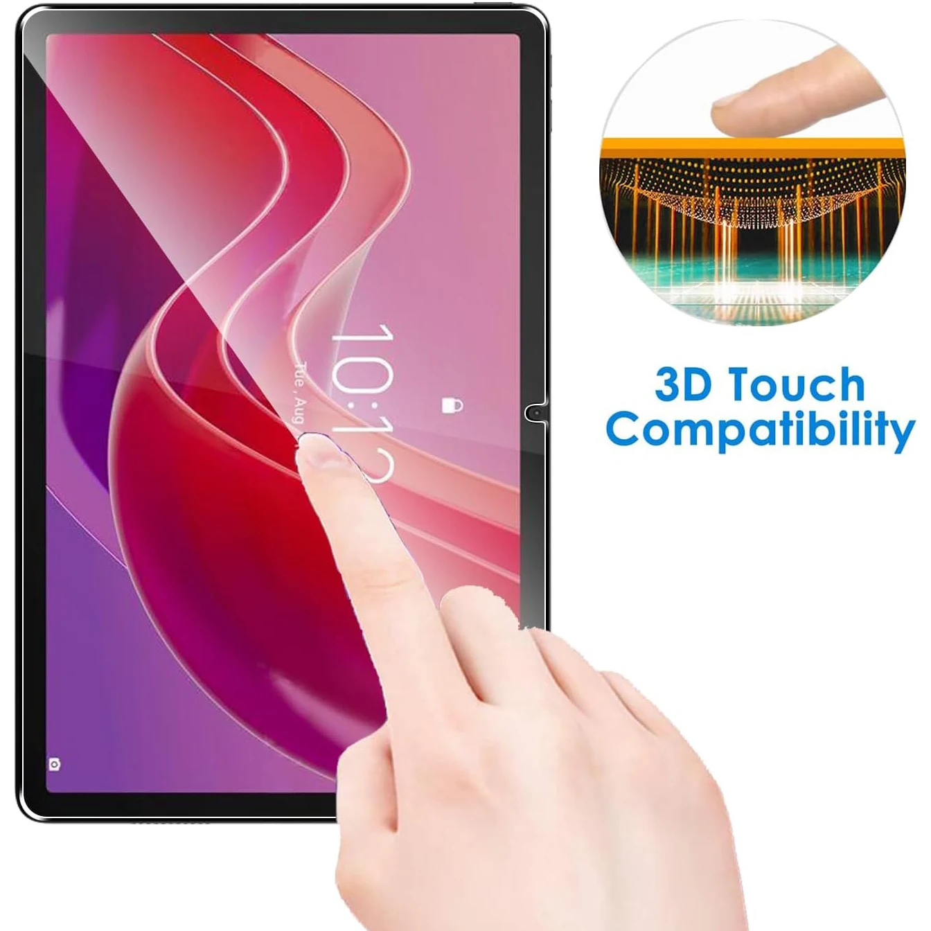 2-Pack 9H Tempered Glass Clear Anti-Scratch Screen Protector