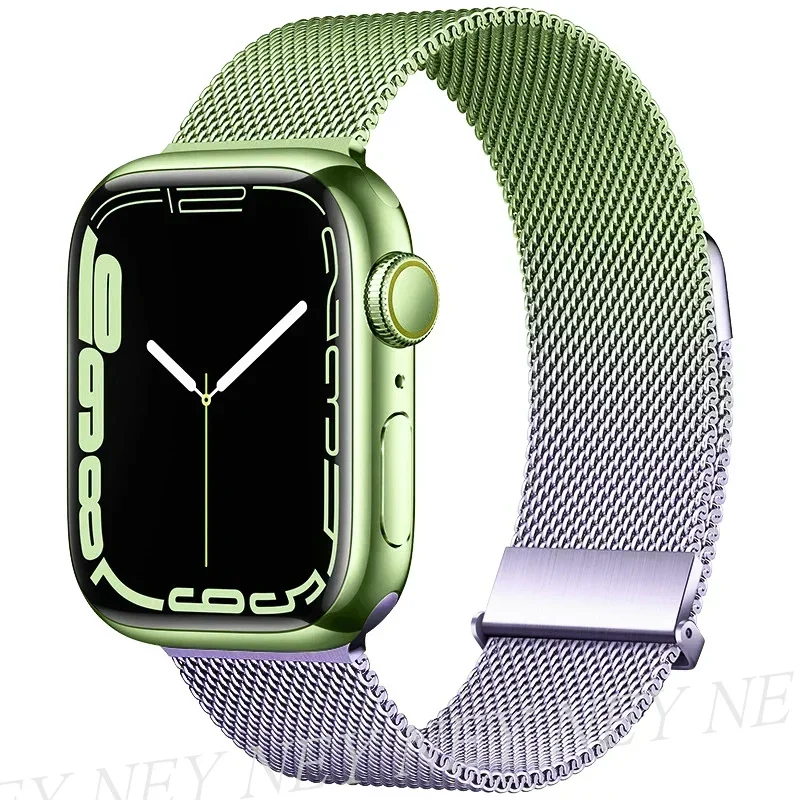 Elegant Milanese Loop Metal Watch Band Strap