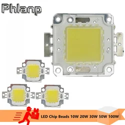 Enhanced LED Chip Beads Backlight Diode Lamps - Warm White & Cold White for DIY Lighting Projects (30W 30 - 36V)