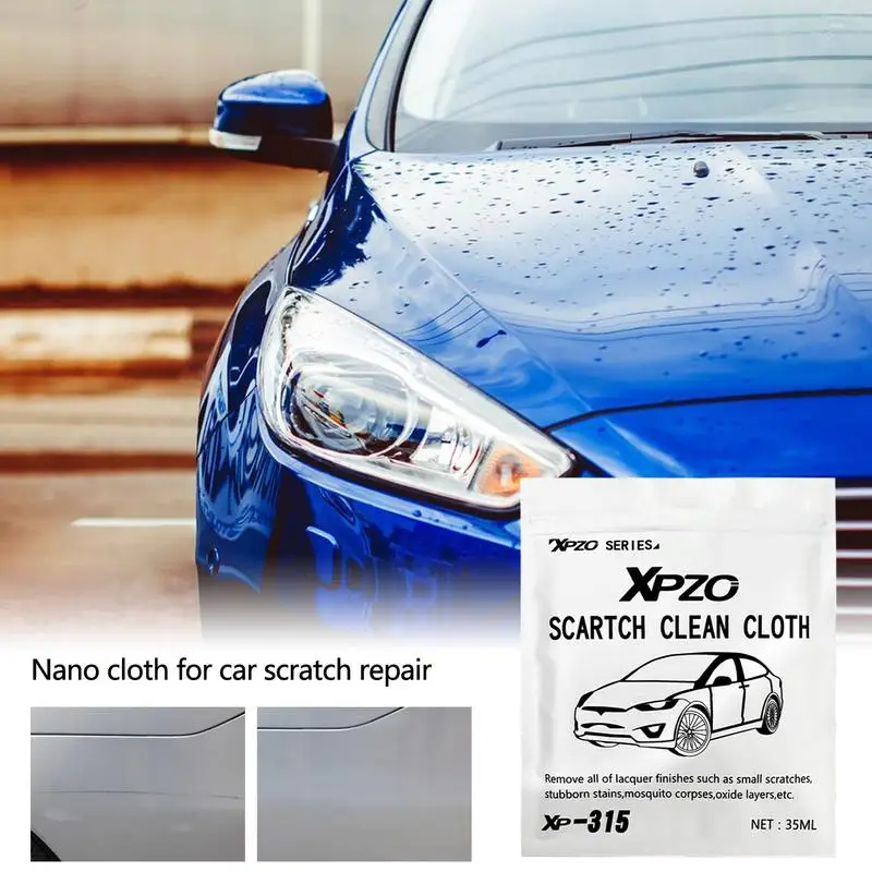 

Nano Sparkle Scratch Remover Instant Polishing Detailing Cloth Car Wax Car Scratch Repair For Trucks SUVs RVs And Motorcycles