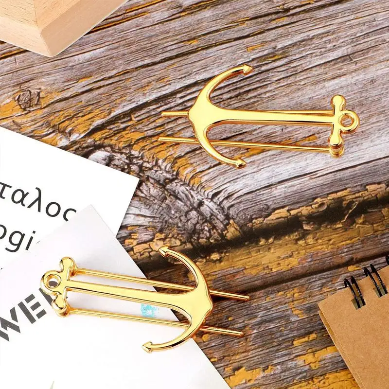 Anchor Bookmark Creative Metal Page Holder Clip For Students Teachers ...