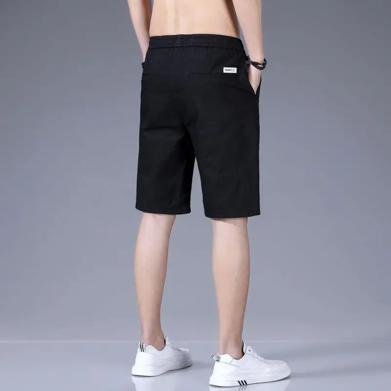 New Summer Shorts for Men's Fashion Five Point Thin Casual Loose Sweatpants Beach Trousers Many Pockets Sports Pants