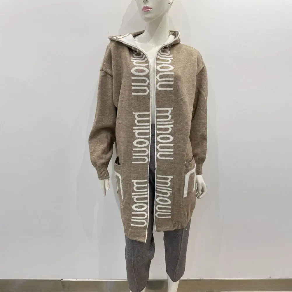 Pullover-Mantel, schicker, kältebeständiger, lockerer Streetwear-Pullover, Cardigan-Pullover-Mantel_voghion.com