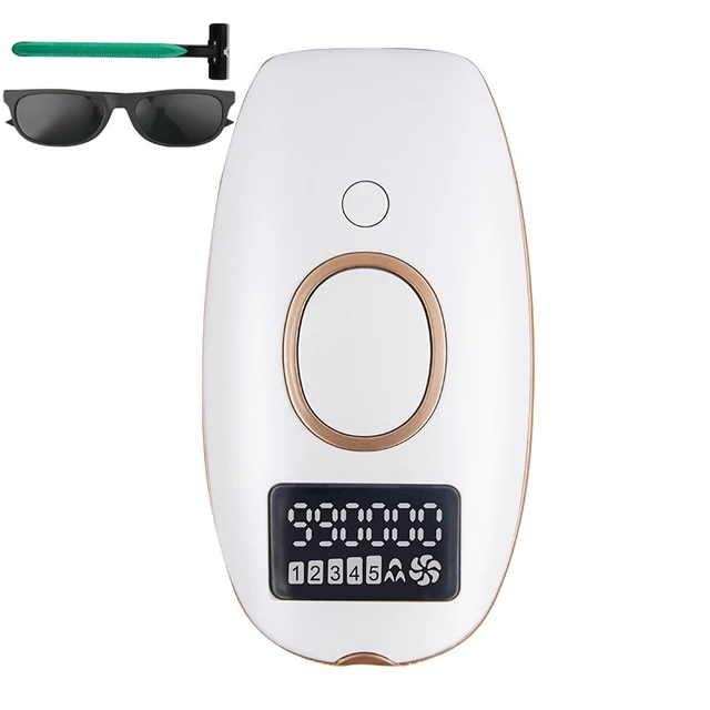 990000 Flashes Laser Hair Removal Epilator For Women Household Mini Electric Depilador a Laser Multifunction IPL Laser Epilator White