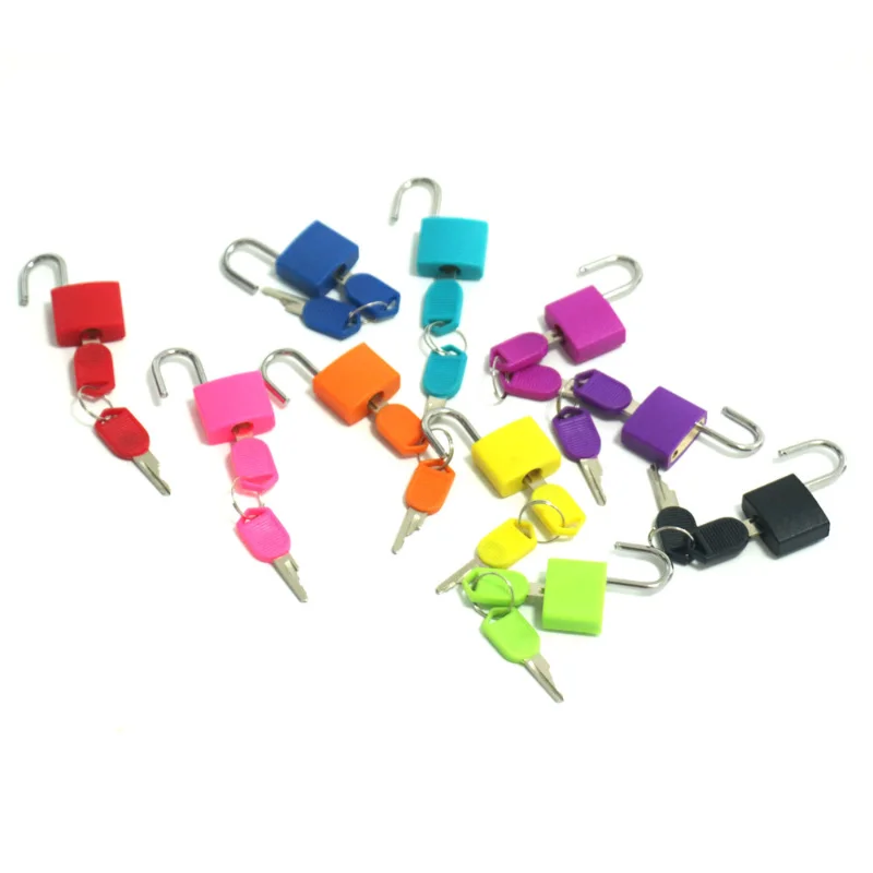 

Small Padlock with Key Baby Classroom Matching Game Montessori Education Learn To Unlock Toys