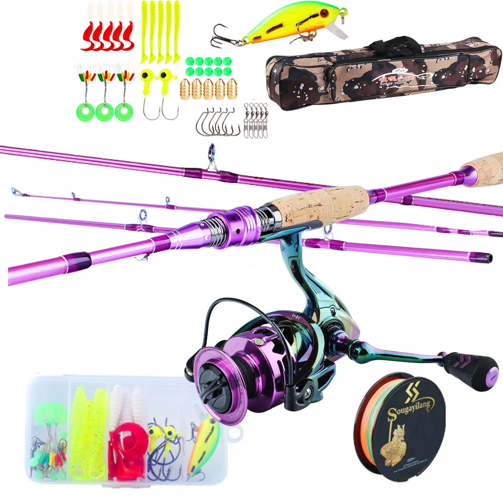  Sougayilang Fishing Rod and Reel Combo, Stainless