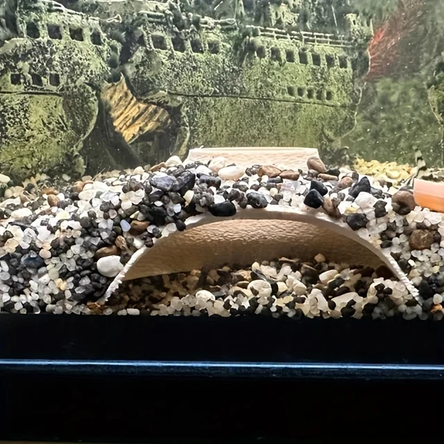 Tunnel Grotta Per Gamberetti D'Acquario - Nascondiglio Per Piccoli Pesci, Design Spazioso E Resistente, Nero - Foto 11