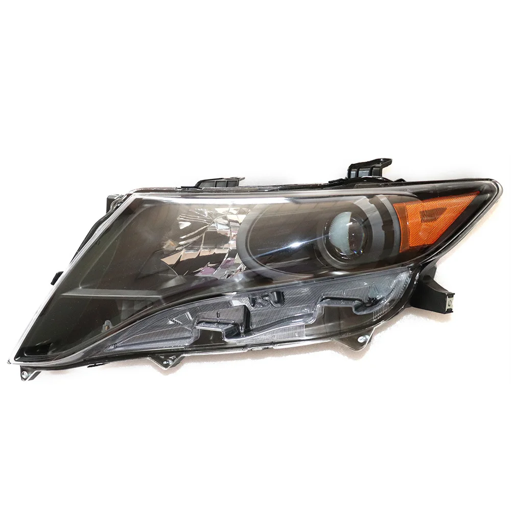 Pair Halogen Headlights Black Headlamps Fits 2009 2010 2011-2016 Toyota Venza 114-50933L, 114-50931R 6