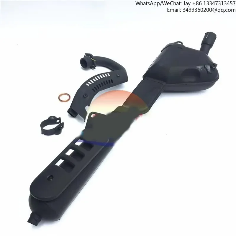 혼다 디오50 AF18 28주기 개조 V8 수동 배기 파이프 하프 그룹 70-90cc W005 XL125용