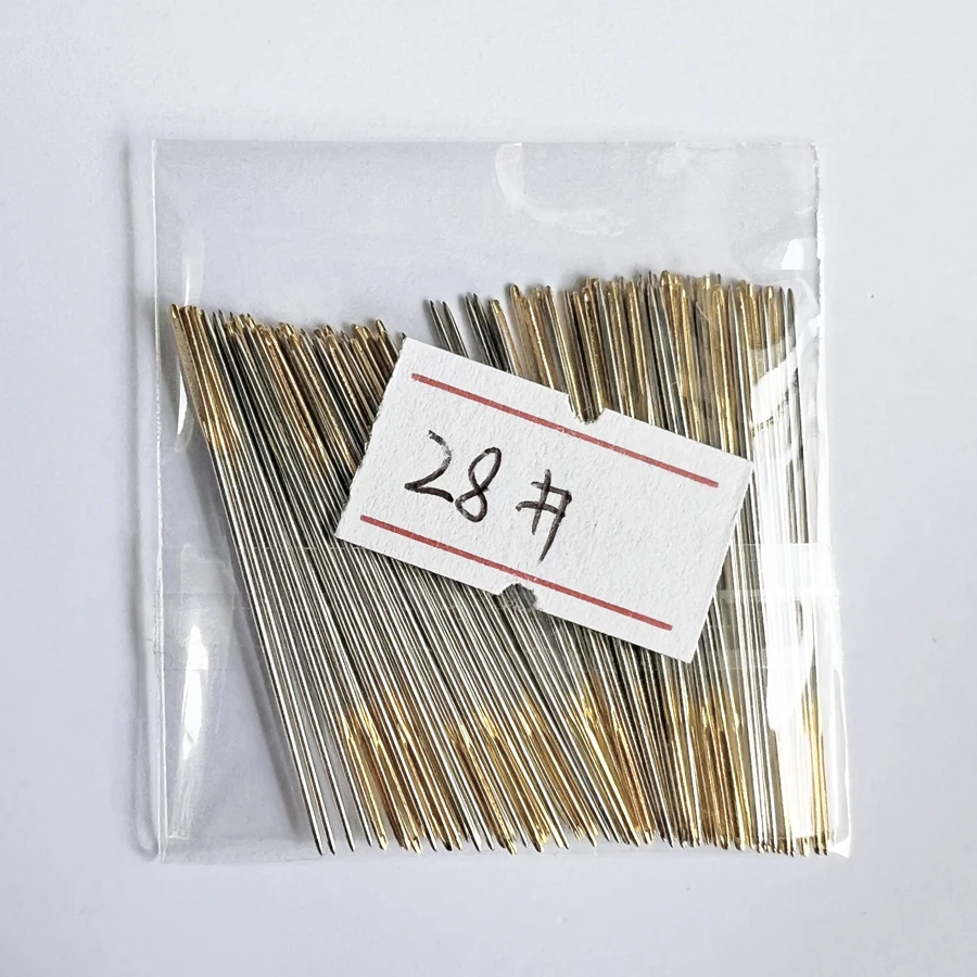 Accessories For Cross Stitch Needles DIY Embroidery Needlewrok 28# 26# 24# 22# 18CT 16CT 14CT 11CT 9CT 100pcs/bag sewing needles embroidery kit crochet needles