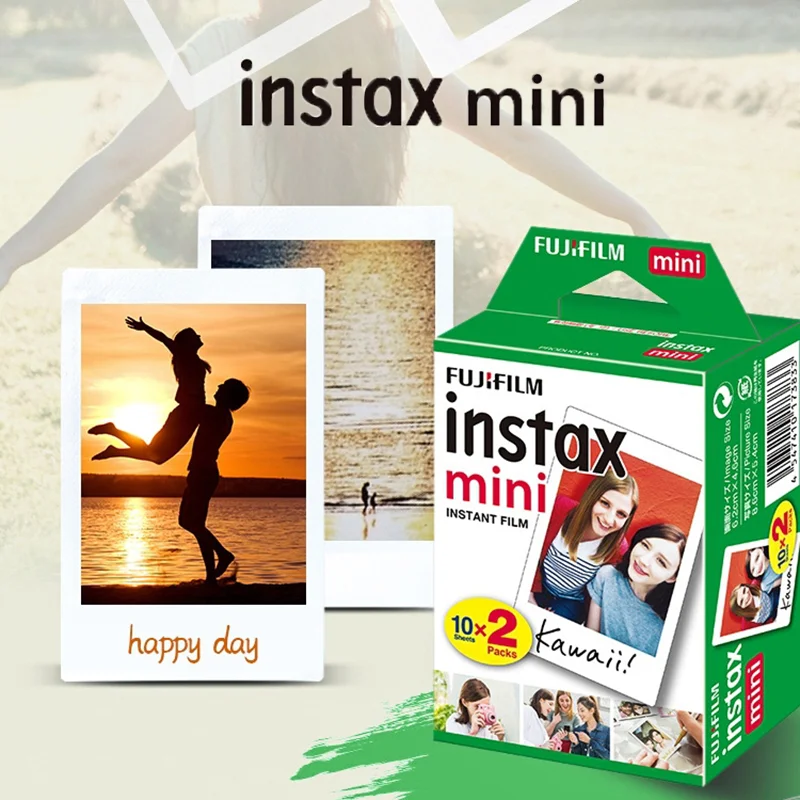 10-200 Sheets Fuji Fujifilm Instax Mini 12 Film White Edge Photo Paper Camera For Instant Mini 119 8 7s 25 Camera Link Printer