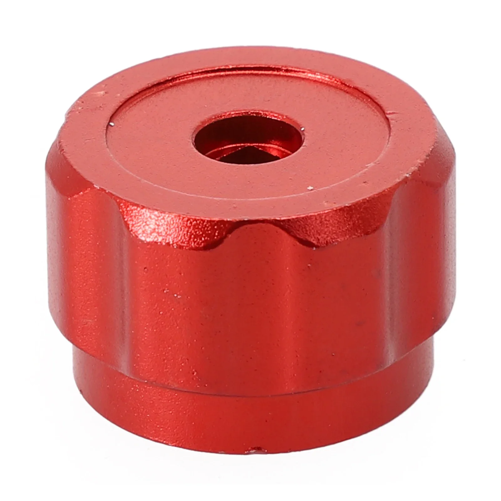 Manijas De Grifo De Aleación De Aluminio - Rojo/azul, Forma De Rueda, Para Medidores O Colectores