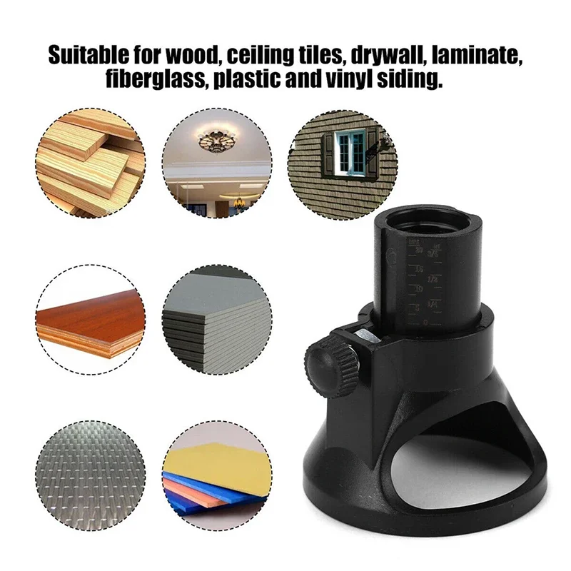 Rotary Wood Carving & Milling Tool Kit with Precision Guide Attachment