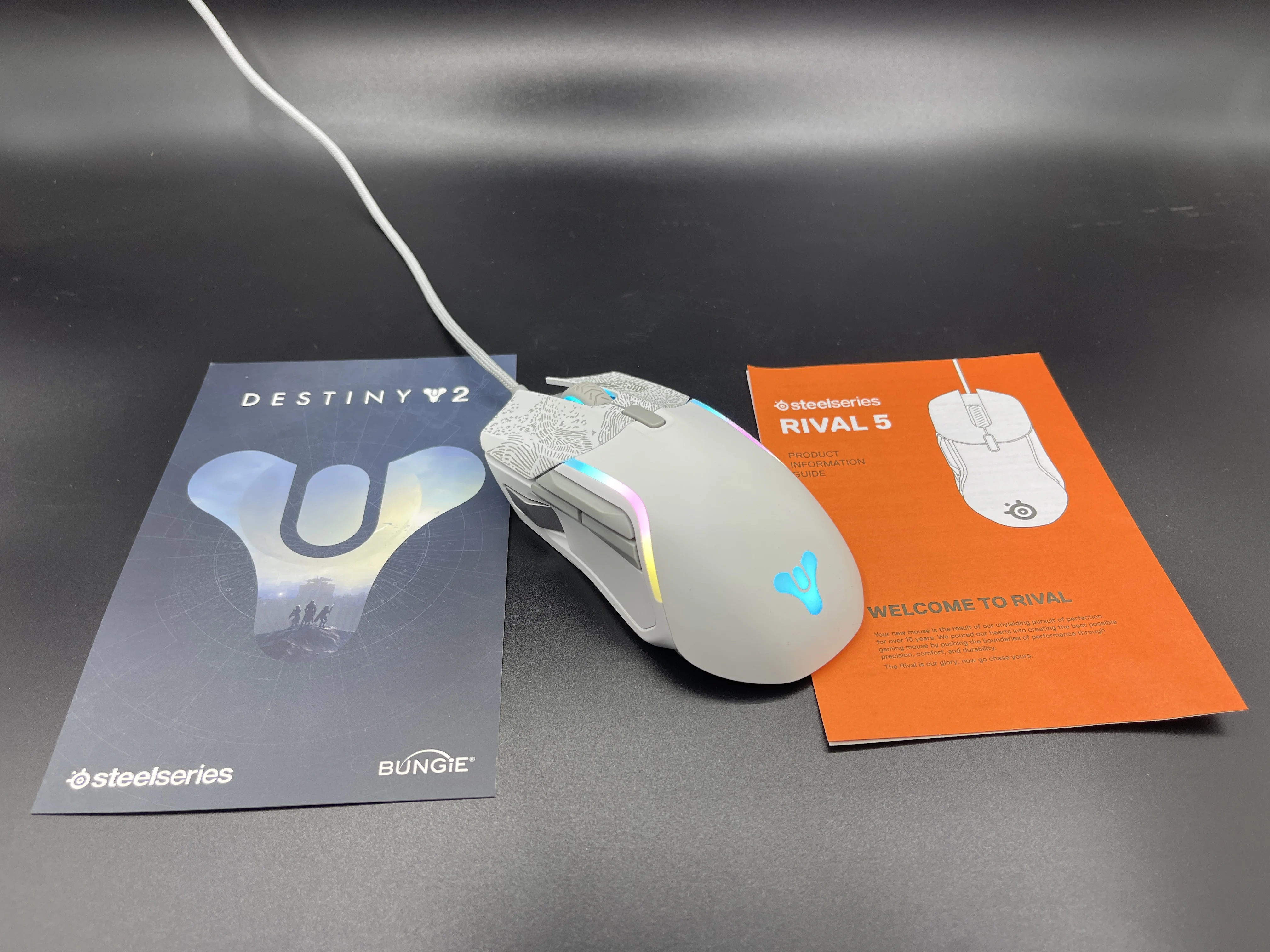 SteelSeries Rival 5 Destiny 2 Limited Edition Mouse Wired Game QCK