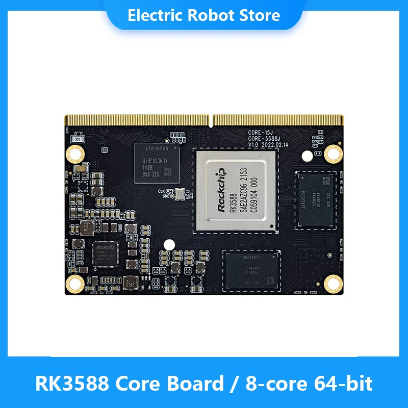 

Rockchip RK3588 Core Board 8K AI Mini 8-core 64-bit 4GB/8GB/16GB LPDDR4 NPU 6Tops Support Android