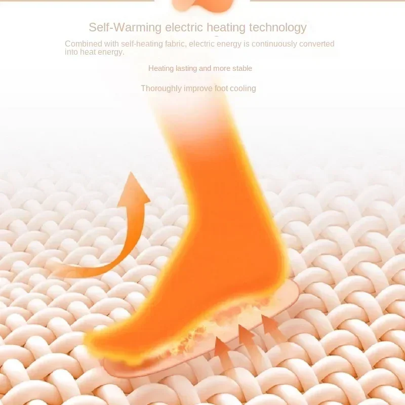 Winter heating socks 5000mAh thermal socks, electric skiing socks, electric foot warming skiing sports