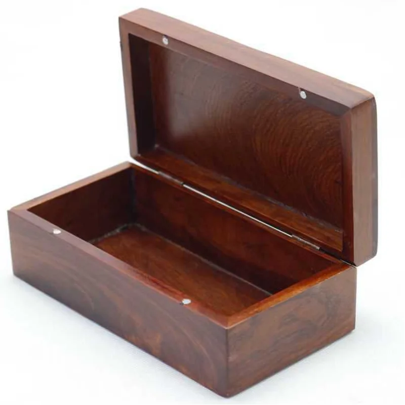 Large Vintage Pearwood Jewellery Wooden Desktop Glasses Ornaments Miscellaneous Cosmetics Storage Storage Box Wholesale Gift extra large 18cm chinese mahogany pearwood decorative jewellery earring ring display storage antiques box wholesale